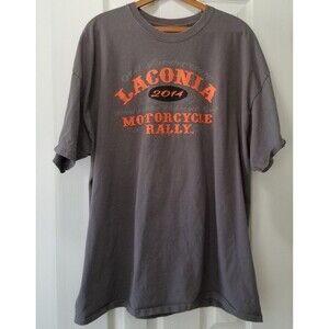 Laconia 2014 bike week t shirt gildan heavy cotton size 2xl preshrunk cotton
